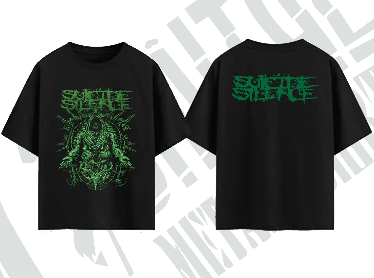Suicide Silence Drop Shoulder T-Shirt