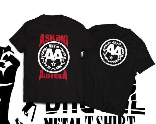 Asking Alexandria MMVIII Logo Vintage Band T-Shirt