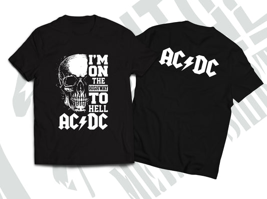 AC/DC Band – Vintage Logo T-Shirt