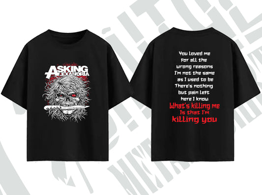 Asking Alexandria Drop Shoulder T-shirt