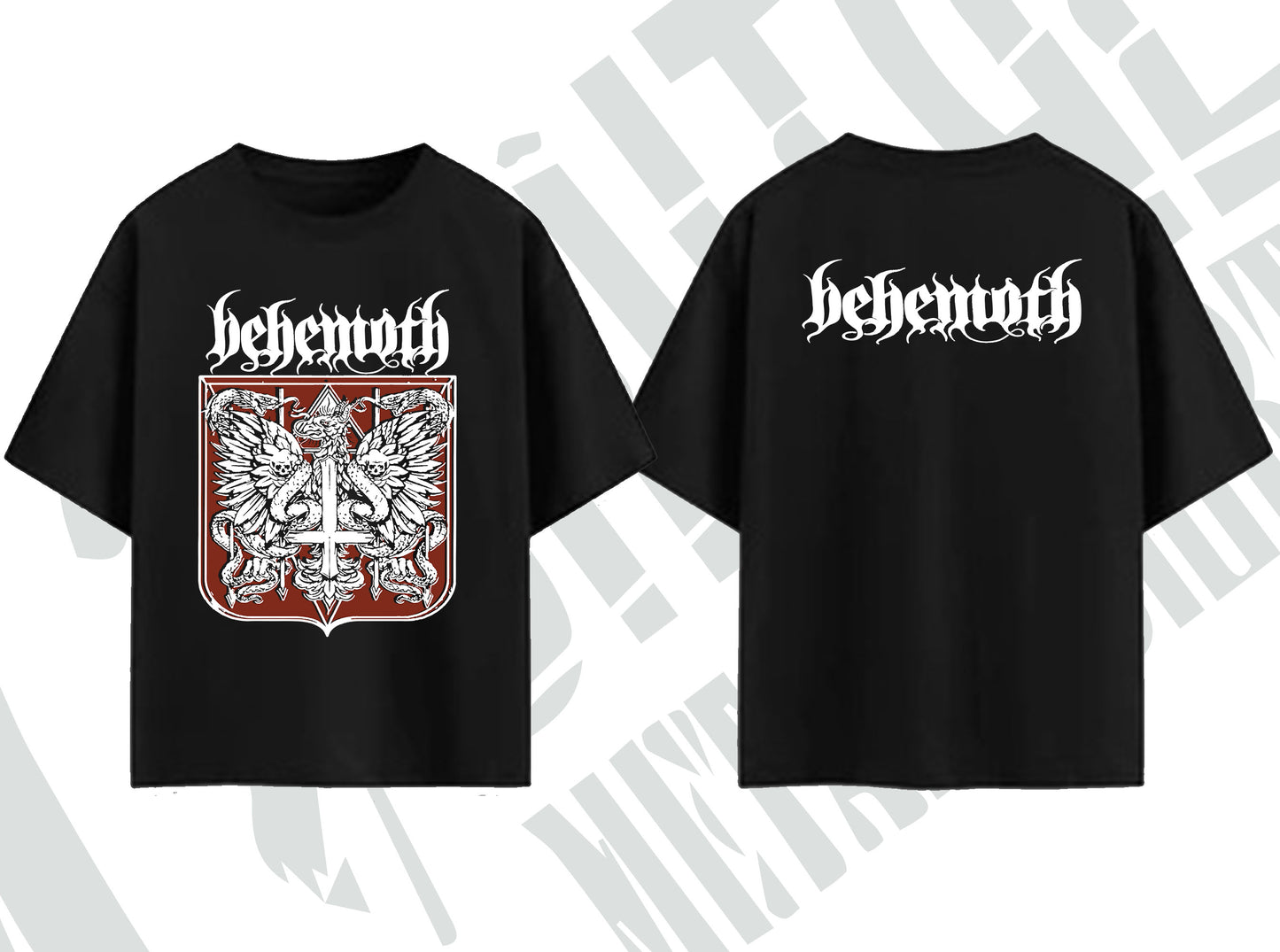 Behemoth Drop Shoulder Death Metal T-Shirt